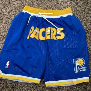 Mens medium Just Don Pacers shorts